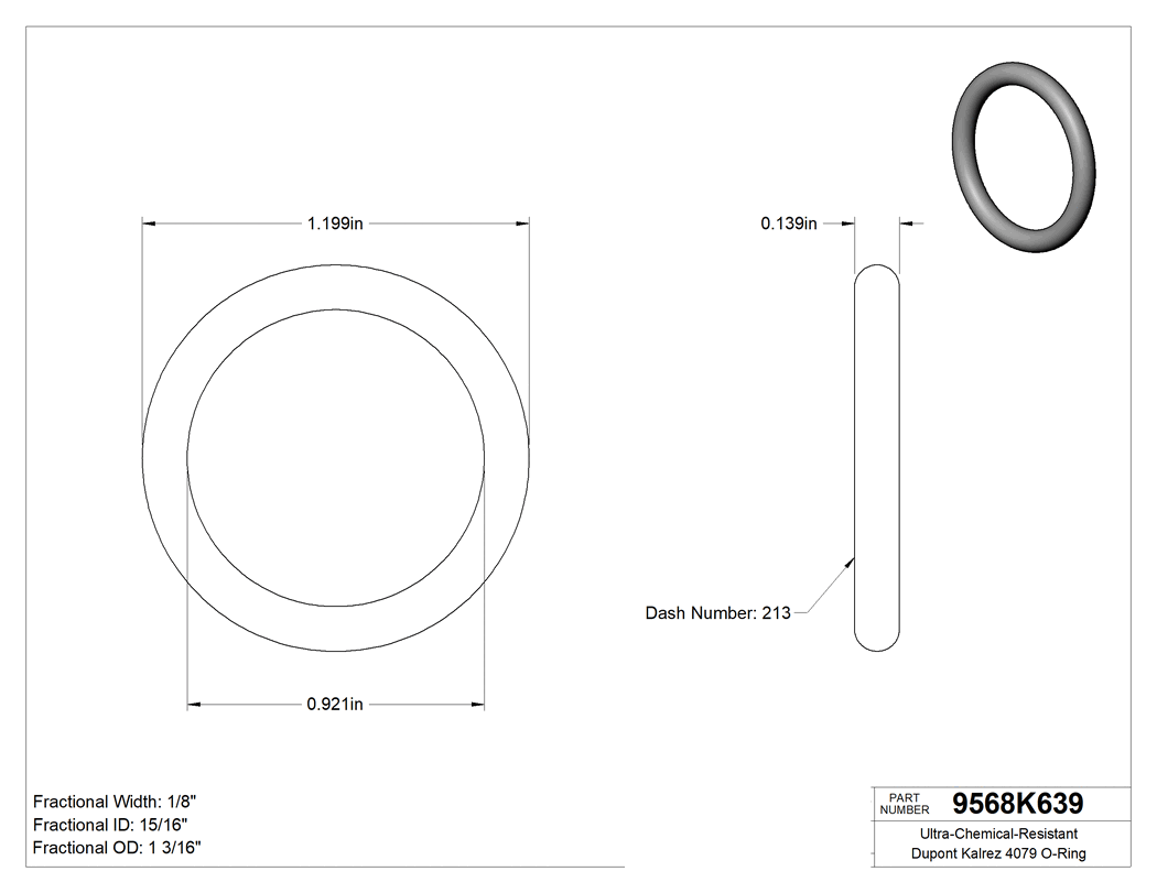 Technical drawing - 9568K639